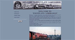 Desktop Screenshot of footplatecameraman.com